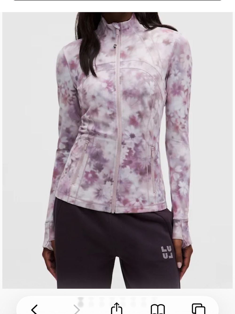 Lululemon Define Jacket Meadow Haze Pink Multi